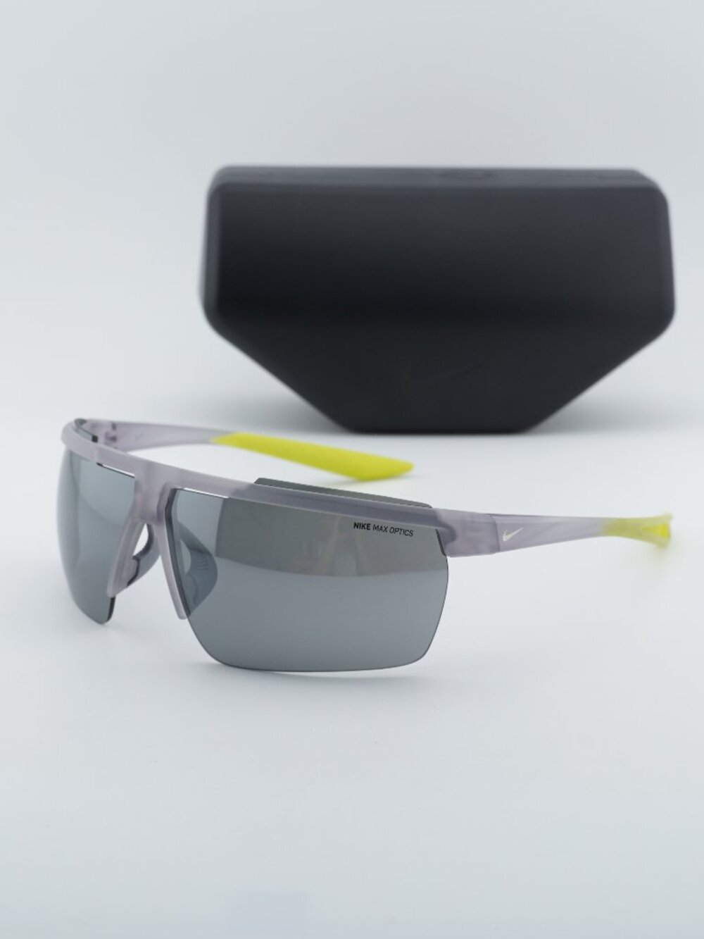 NIKE WINDSHIELD CW4664 012 Shield Sunglasses - Grey / Silver Mirror